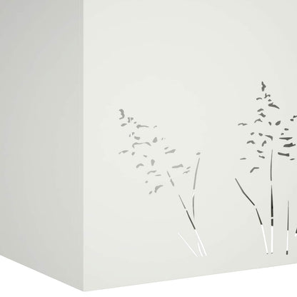 Vaso da giardino 2 pz Bianco 80 x 30 x 49 cm | homemem39