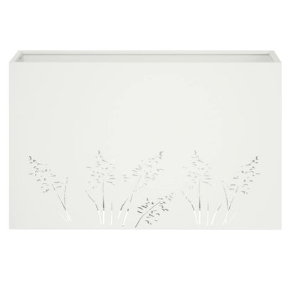 Vaso da giardino 2 pz Bianco 80 x 30 x 49 cm | homemem39