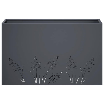 Vaso da giardino Antracite 80 x 30 x 49 cm | homemem39