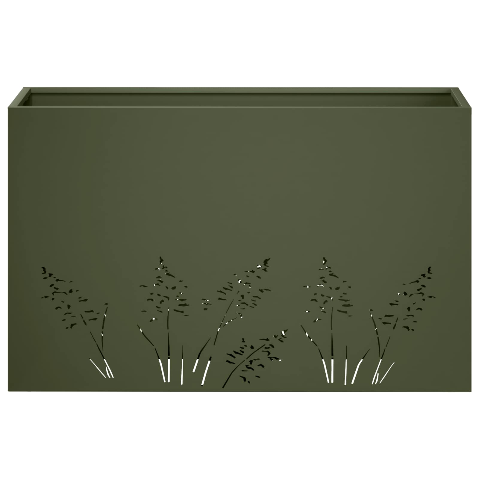 Vaso da giardino Verde Oliva 80 x 30 x 49 cm | homemem39