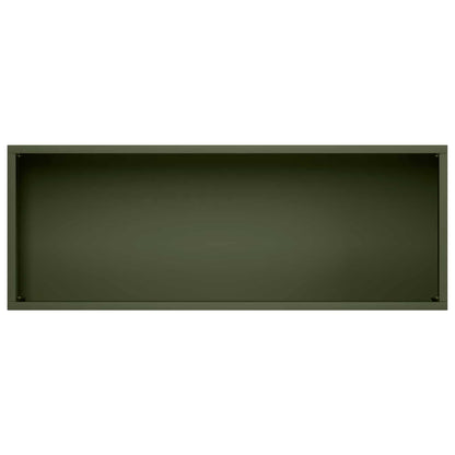 Vaso da giardino 2 pz Verde Oliva 80 x 30 x 49 cm | homemem39