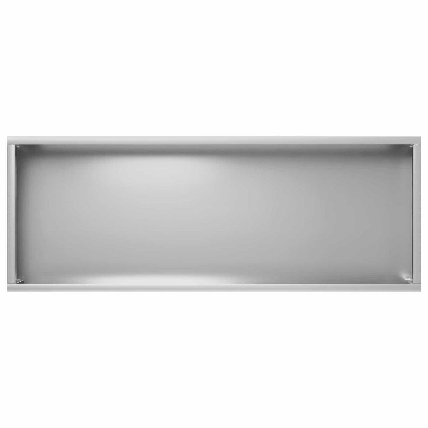 Vaso da giardino Argento 80 x 30 x 49 cm Acciaio zincato | homemem39
