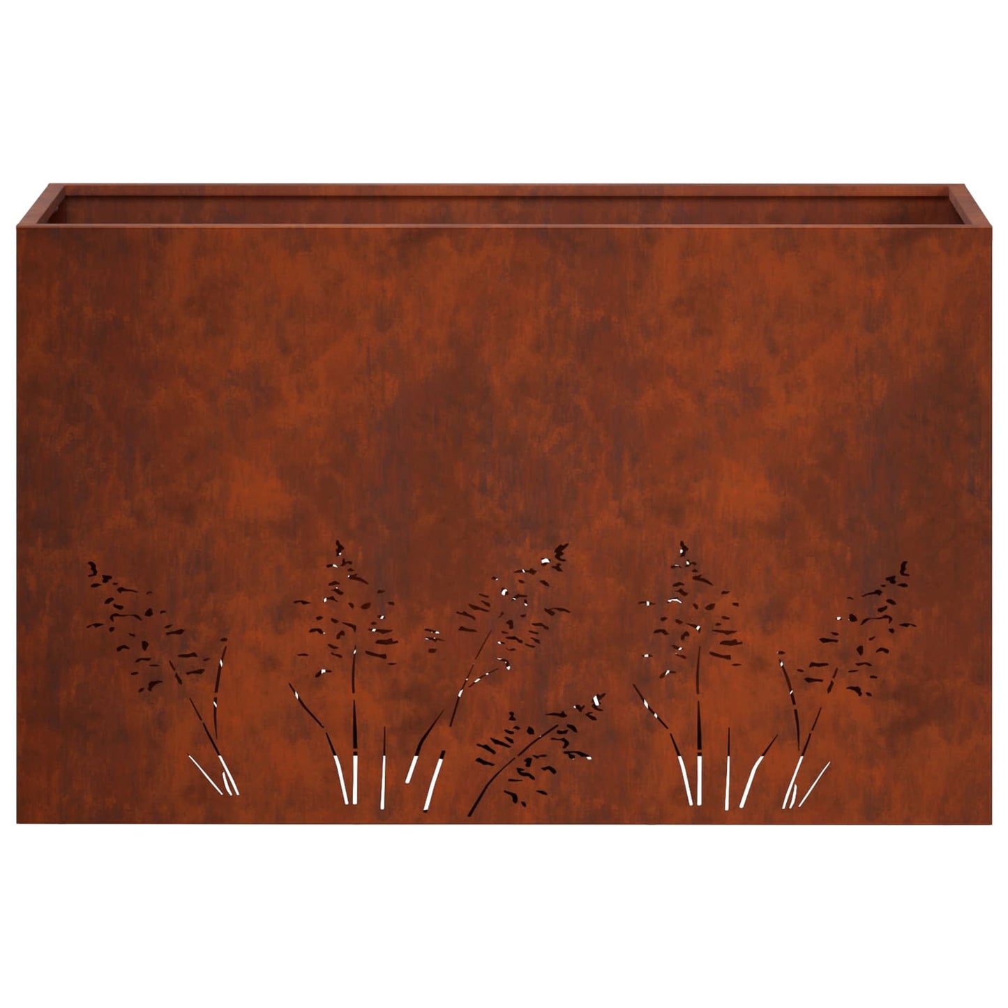 Vaso da giardino Ruggine 80 x 30 x 49 cm Acciaio Corten