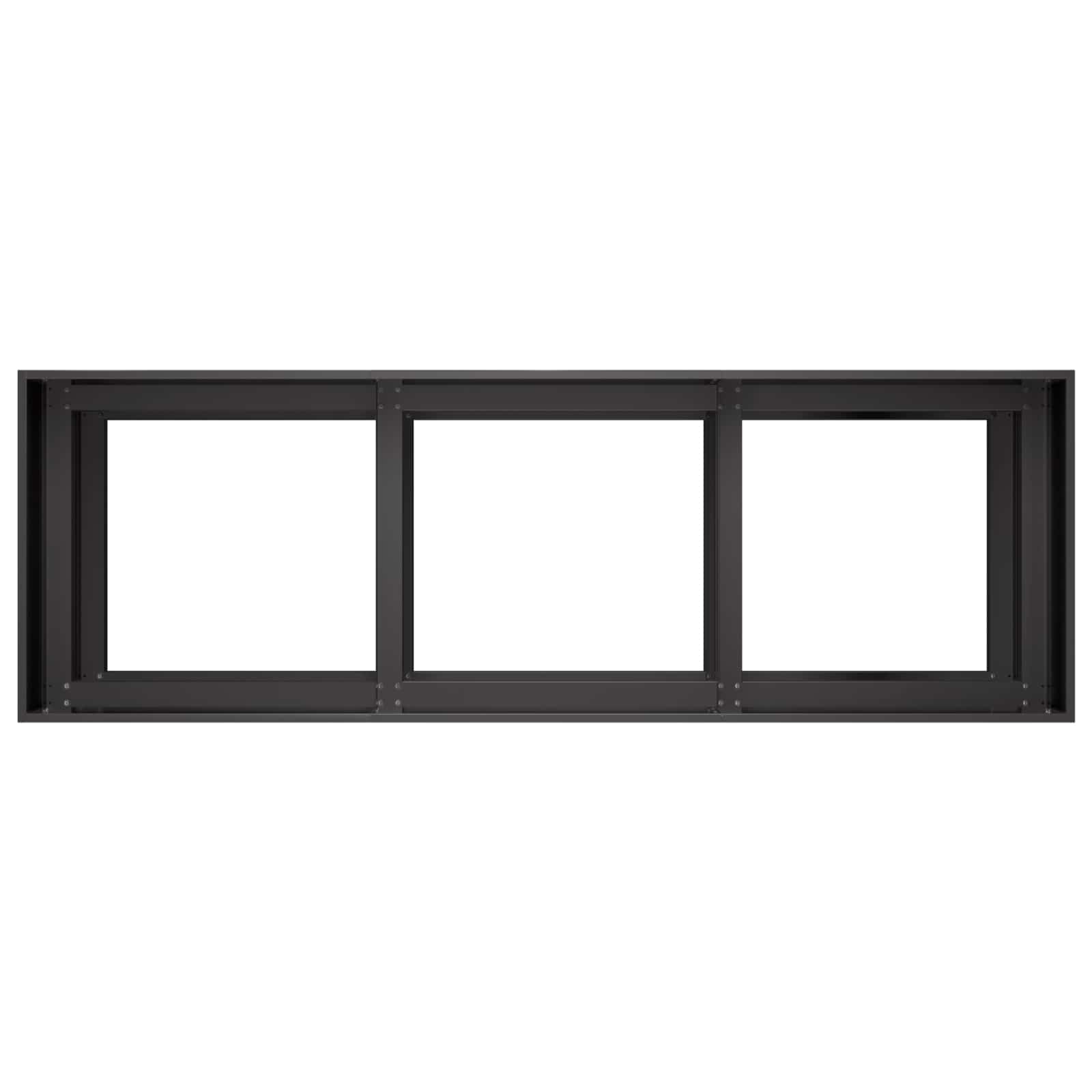 Vaso da giardino Nero 120 x 40 x 60 cm | homemem39