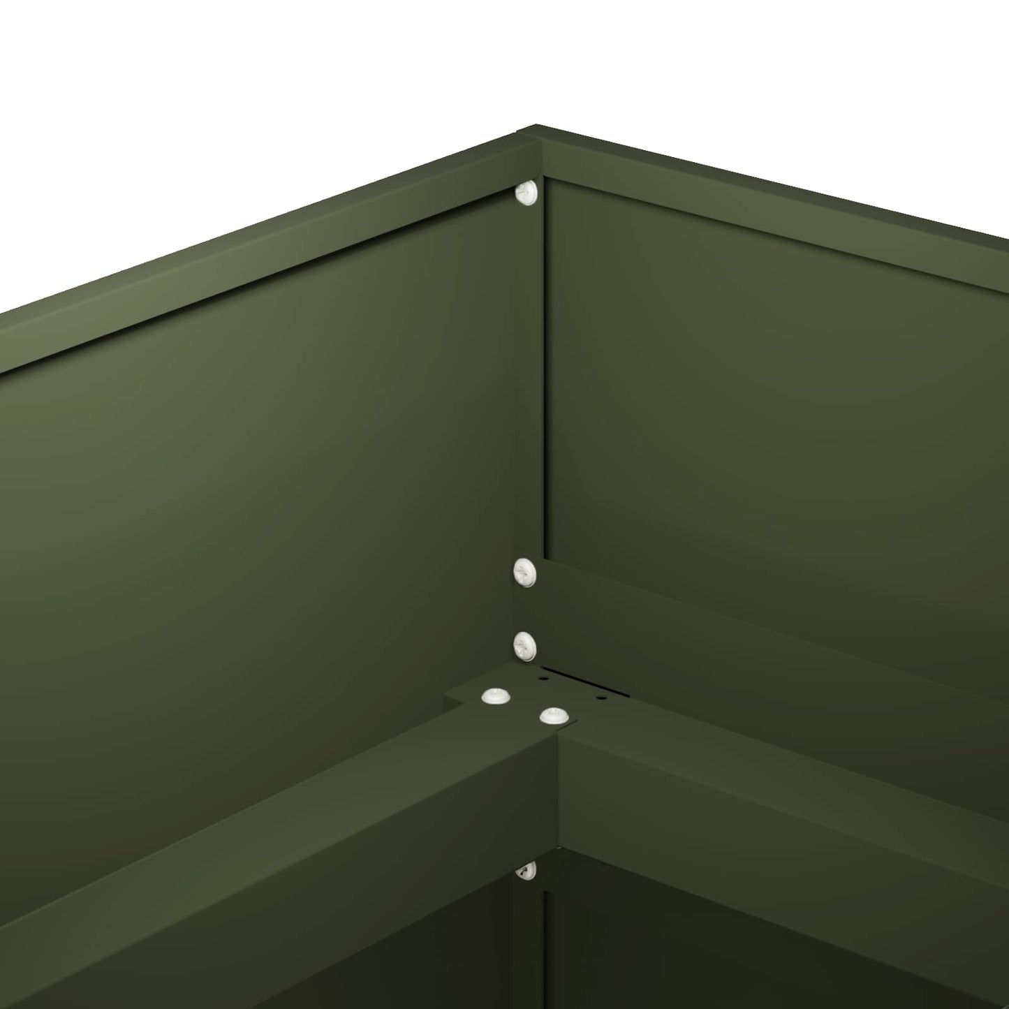 Vaso da giardino Verde Oliva 200 x 40 x 60 cm | homemem39