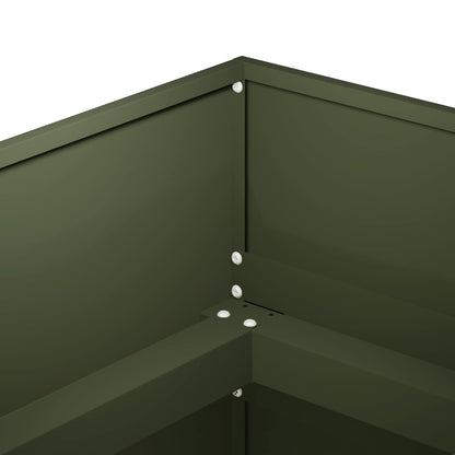 Vaso da giardino Verde Oliva 200 x 40 x 60 cm | homemem39