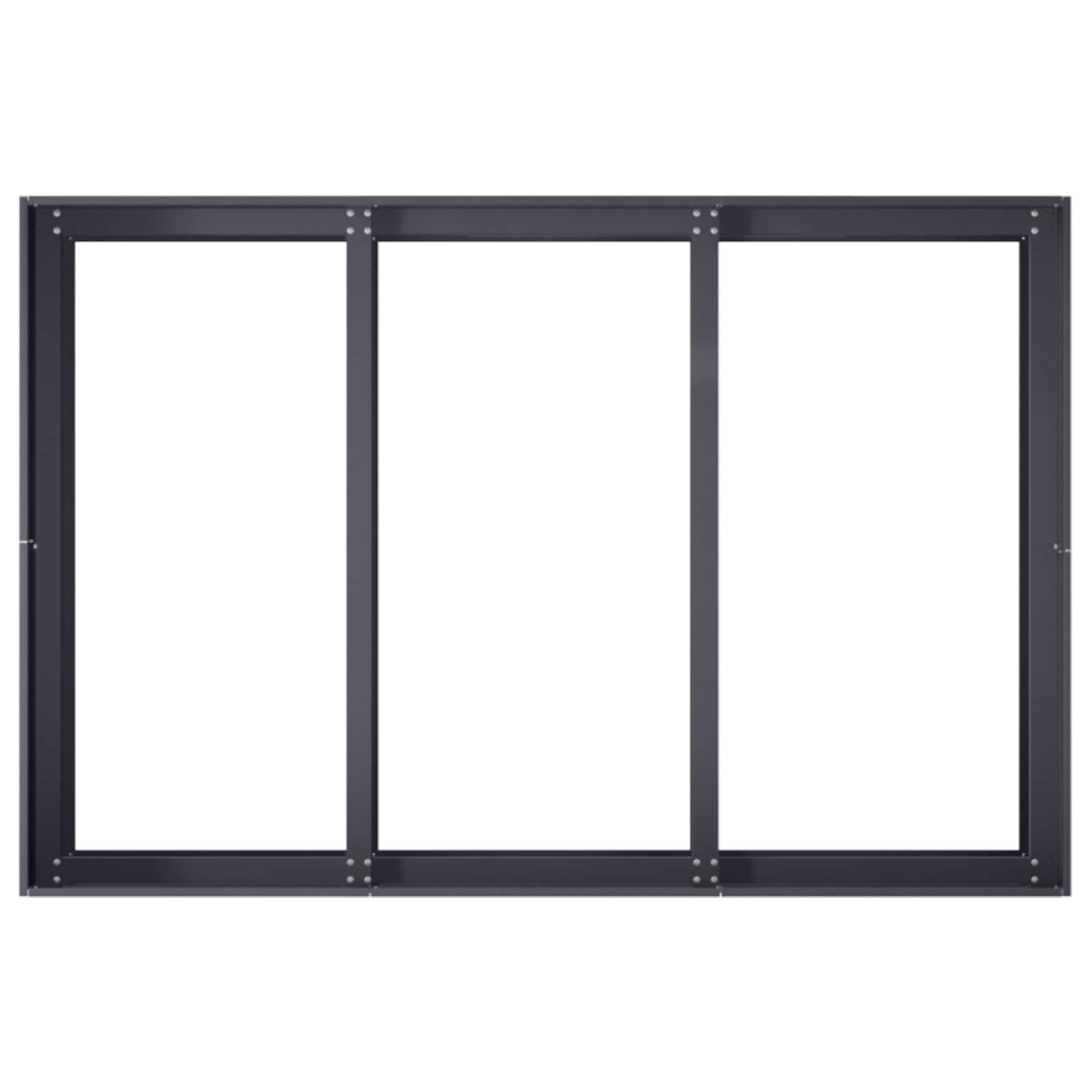 Vaso da giardino Antracite 120 x 80 x 60 cm | homemem39