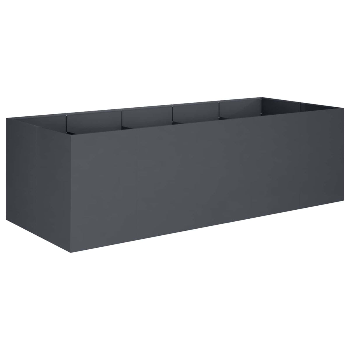 Vaso da giardino Antracite 200 x 80 x 60 cm | homemem39