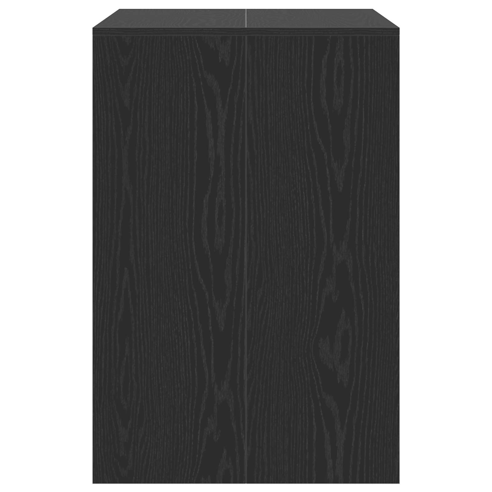 Mobiletto per lavatrice con porta Rovere Nero 87 x 60 x 89 cm | homemem39
