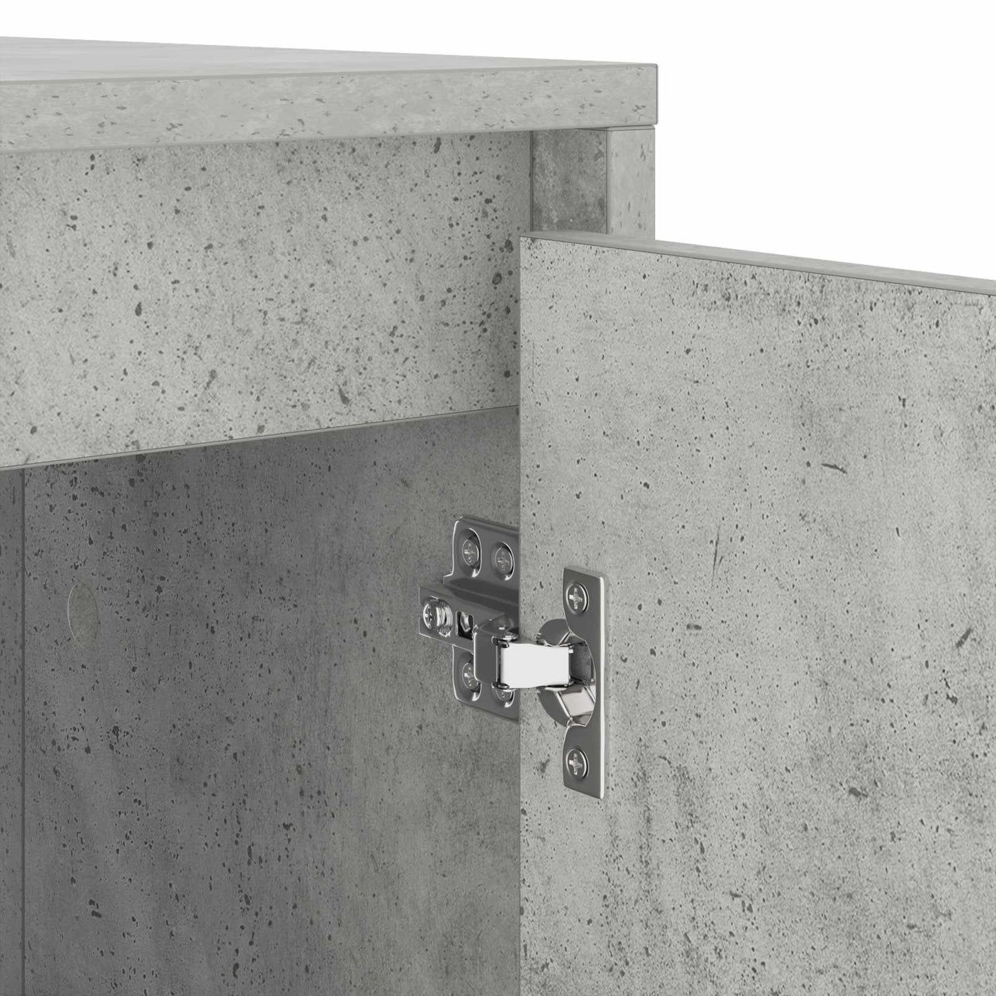 Mobiletto per lavatrice con porta Calcestruzzo 87 x 60 x 89 cm | homemem39