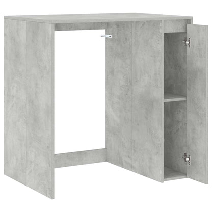 Mobiletto per lavatrice con porta Calcestruzzo 87 x 60 x 89 cm | homemem39
