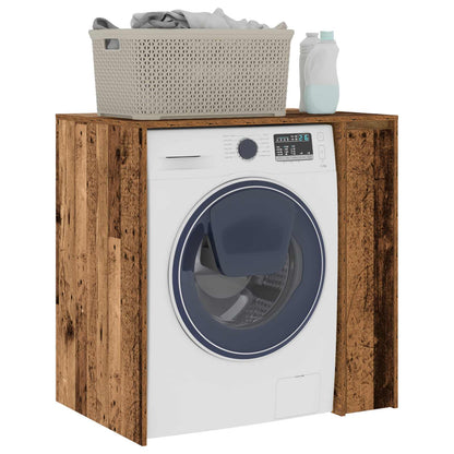 Mobiletto per lavatrice con porta Legno vecchio 87 x 60 x 89 cm | homemem39