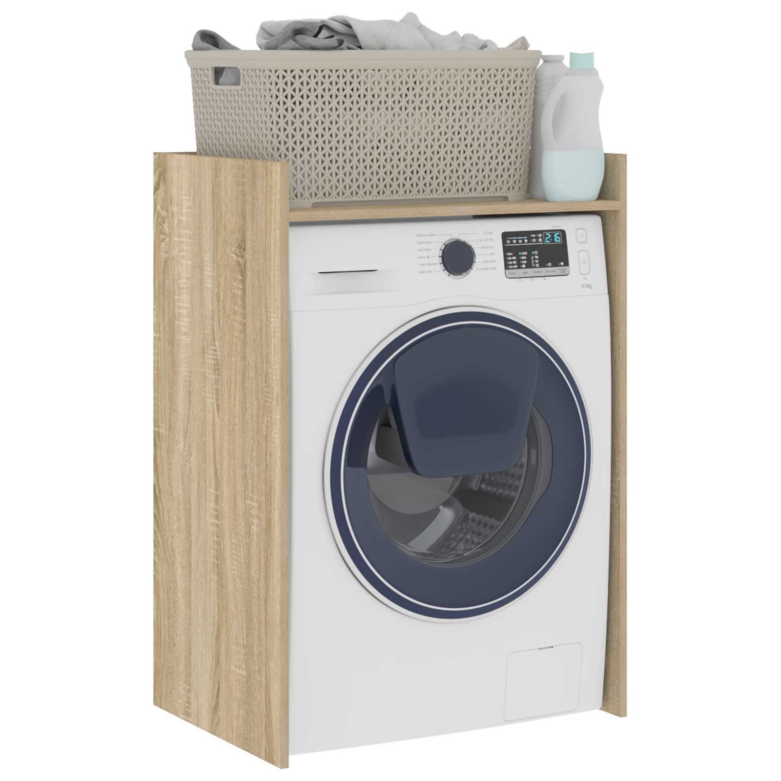 Mobiletto per lavatrice Sonoma 67,5 x 48 x 97 cm | homemem39