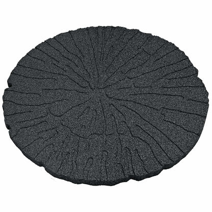Pietra da Passo 6 pcs Nero Ø 45 x 1,8 cm Gomma