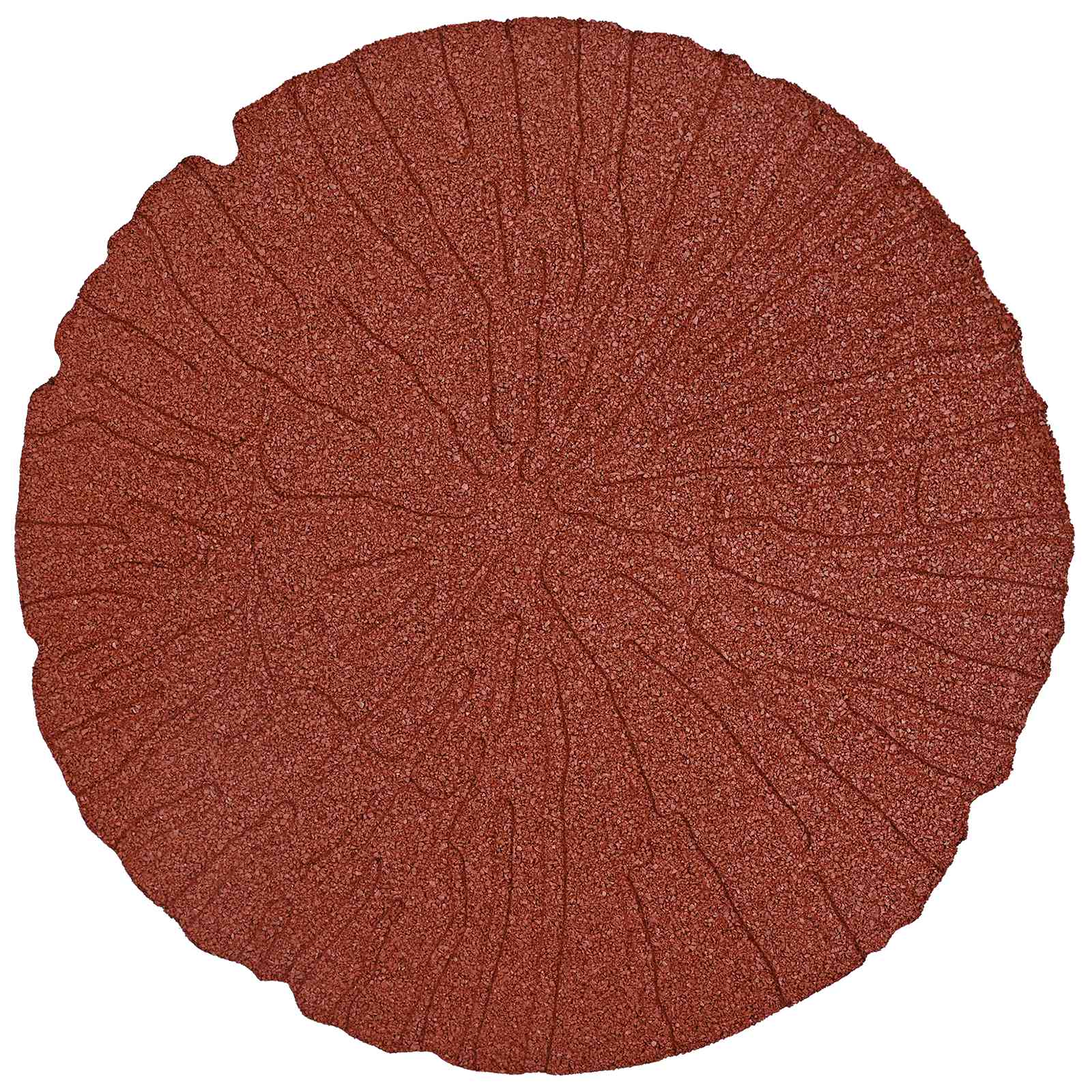 Pietra da Passo 6 pcs Rosso Ø 45 x 1,8 cm Gomma | homemem39