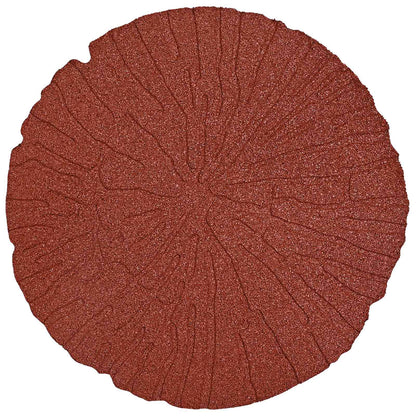 Pietra da Passo 6 pcs Rosso Ø 45 x 1,8 cm Gomma | homemem39