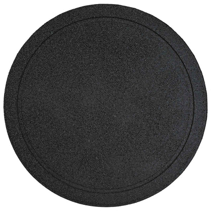Pietra da Passo 6 pcs Nero Ø 44 x 2 cm Gomma | homemem39