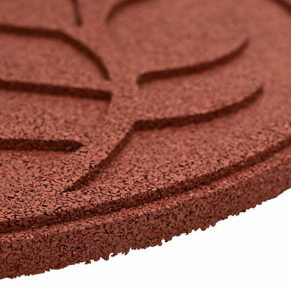 Pietra da Passo 6 pcs Rosso Ø 44 x 2 cm Gomma | homemem39