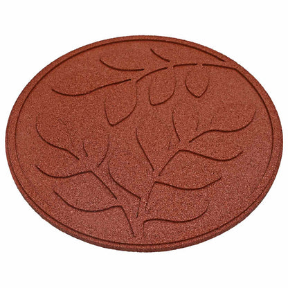 Pietra da Passo 6 pcs Rosso Ø 44 x 2 cm Gomma | homemem39