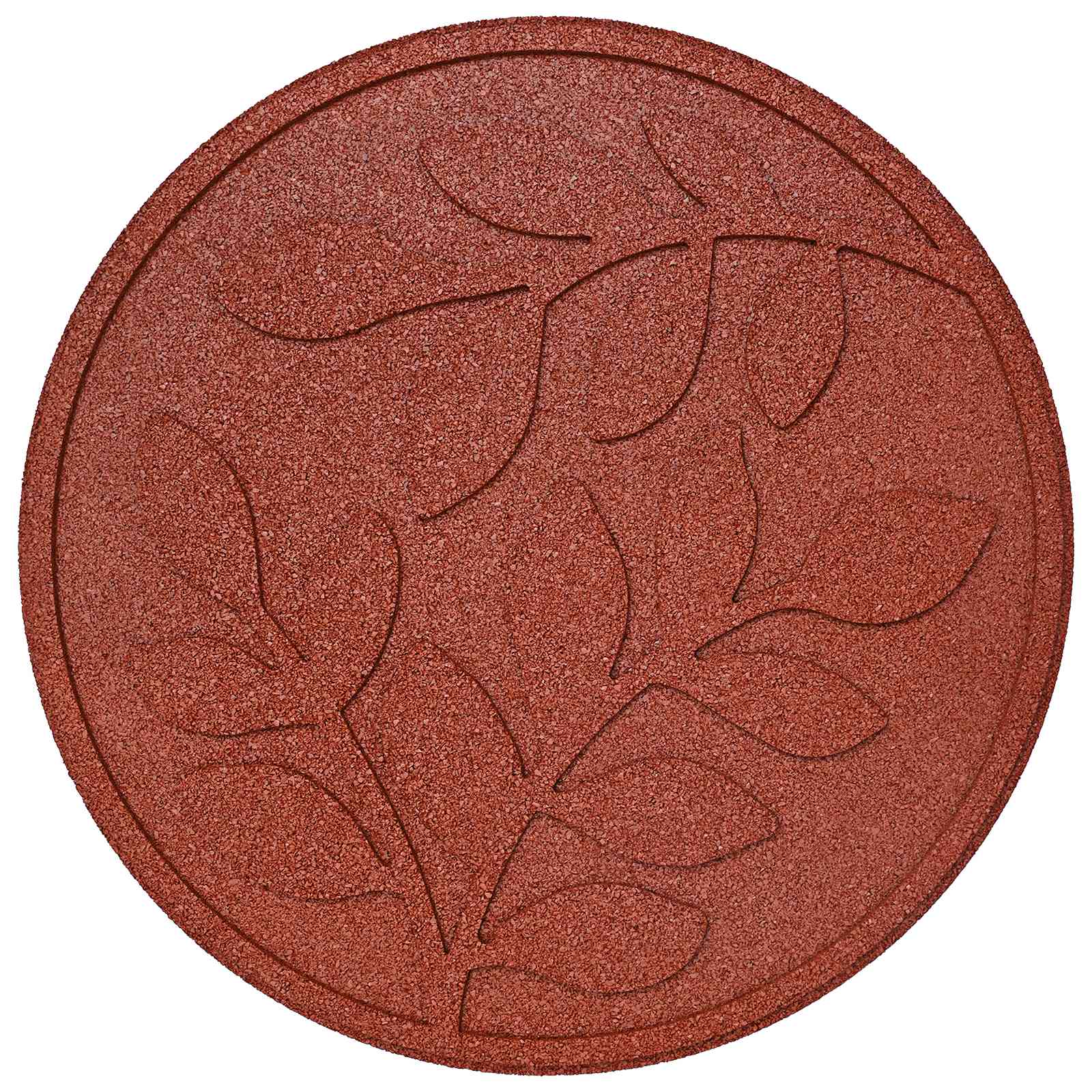 Pietra da Passo 6 pcs Rosso Ø 44 x 2 cm Gomma | homemem39