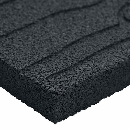 Pietra da Passo 6 pcs Nero 60,5 x 25 x 2 cm Gomma | homemem39