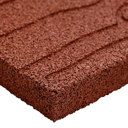 Pietra da Passo 6 pcs Rosso 60,5 x 25 x 2 cm Gomma | homemem39