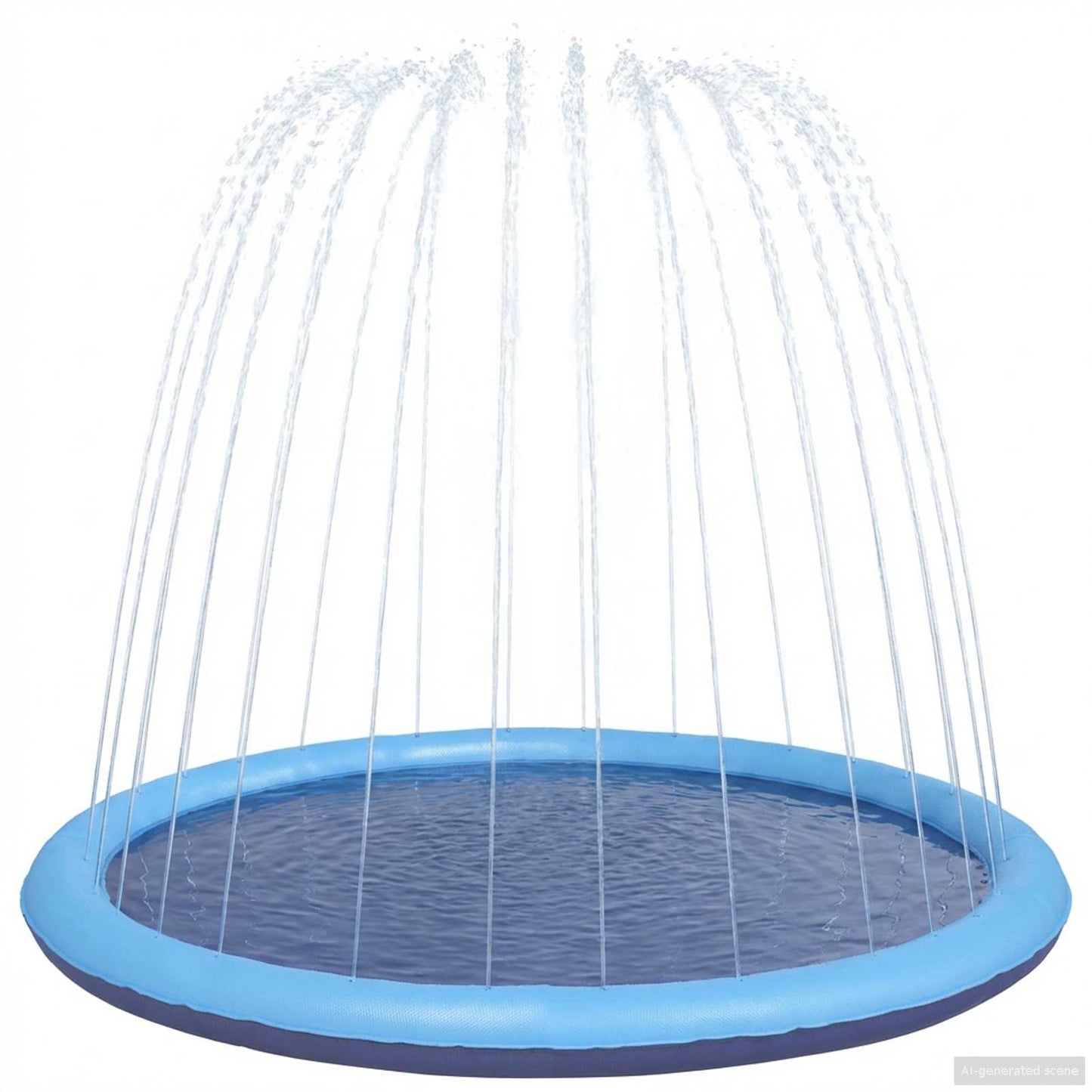 Piscina Splash per Bambini e Cani Blu Ø150 x 10 cm PVC | homemem39