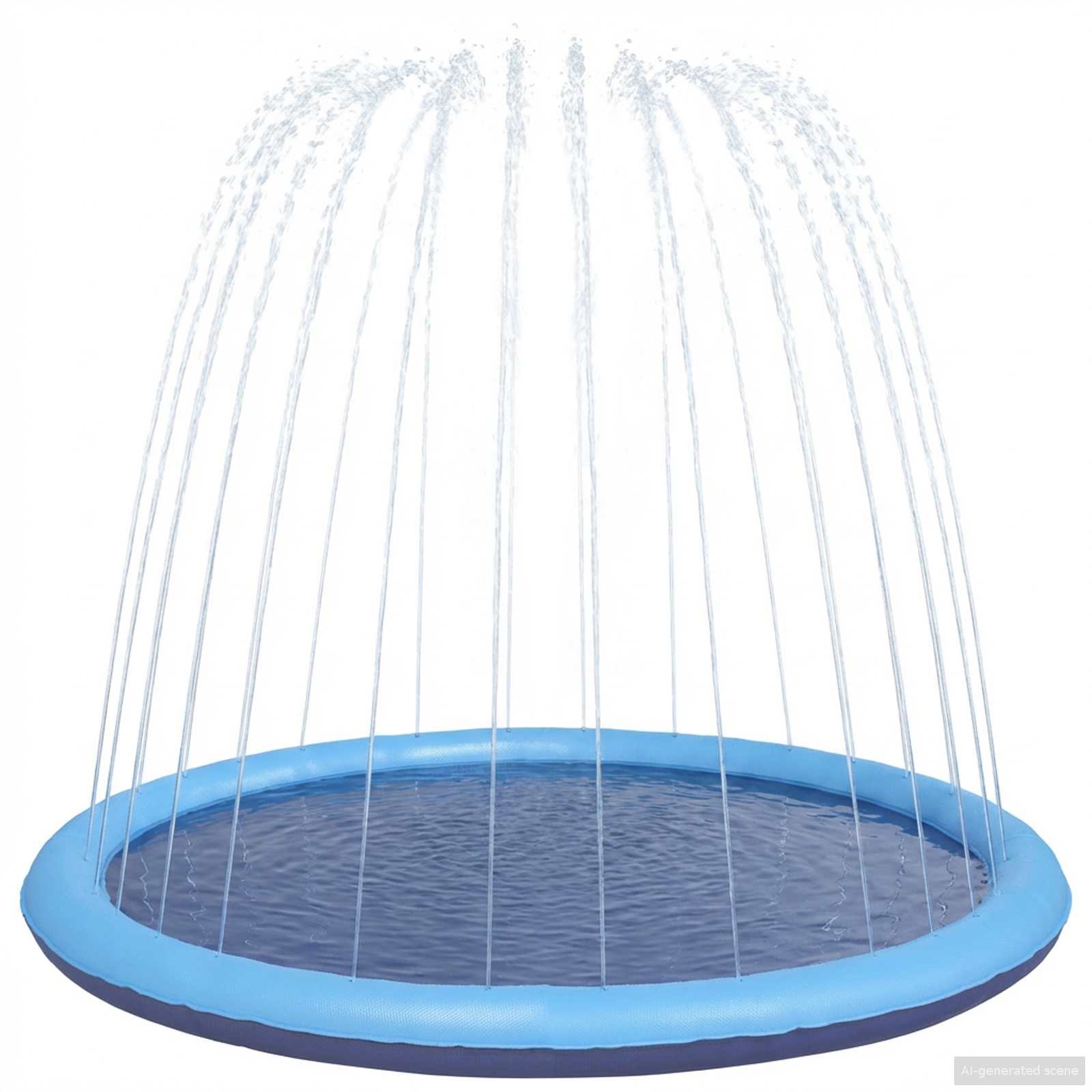 Piscina Splash per Bambini e Cani Blu Ø150 x 10 cm PVC | homemem39