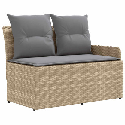Set di Mobili 7 pcs Beige e Grigio Chiaro Rattan in PE | homemem39