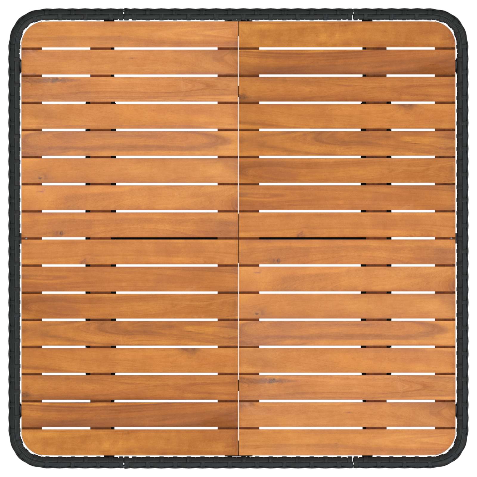 Set di Mobili con cuscino 8 pcs Nero e Turchese Rattan in PE | homemem39