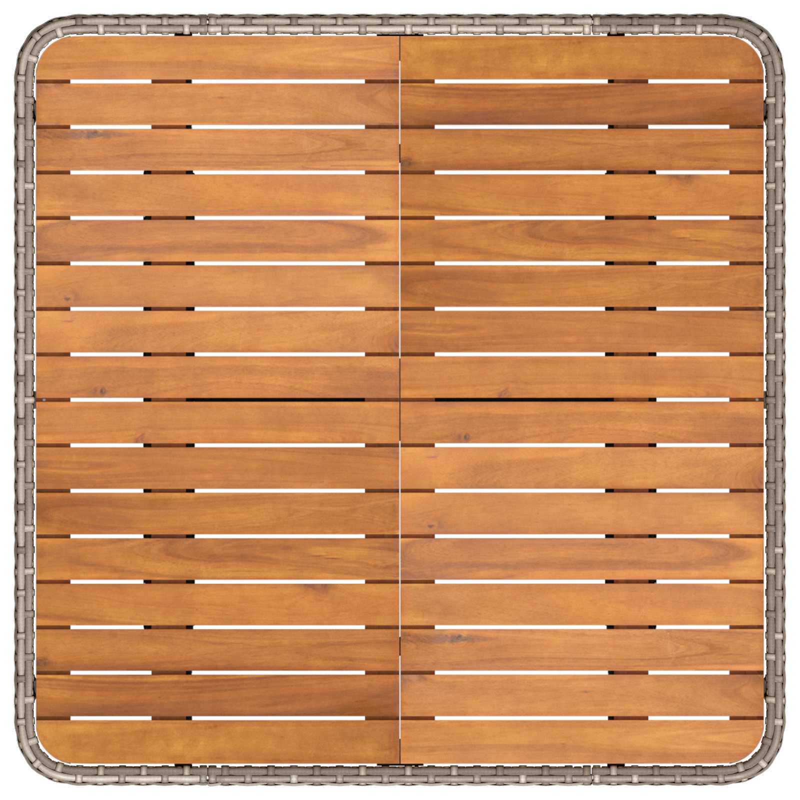 Set di Mobili 5 pcs Grigio e Grigio Scuro Rattan in PE | homemem39
