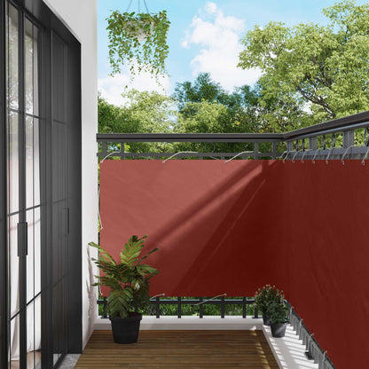 Schermo da balcone Terracotta 110 x 700 cm Tessuto Oxford | homemem39