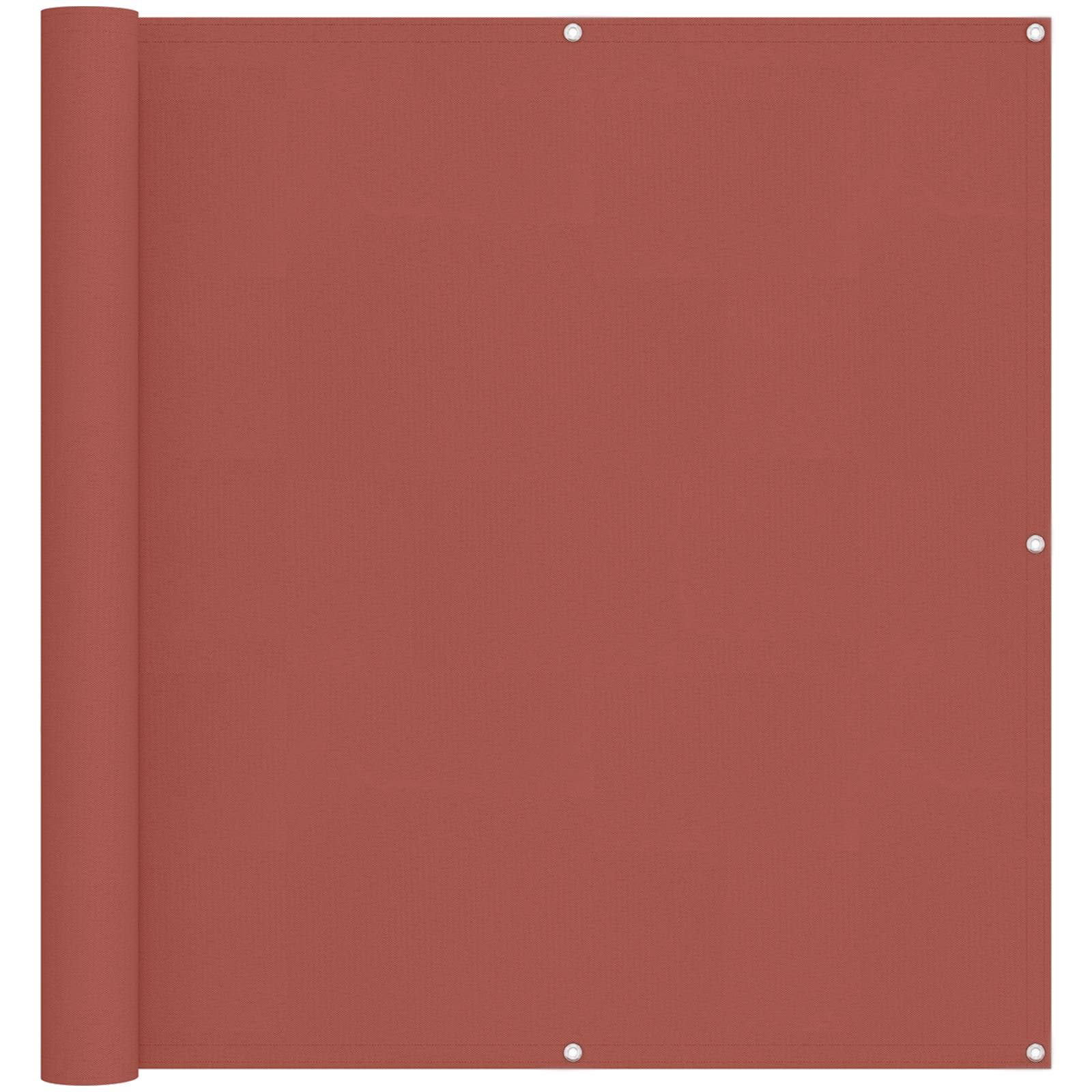 Schermo da balcone Terracotta 110 x 700 cm Tessuto Oxford | homemem39