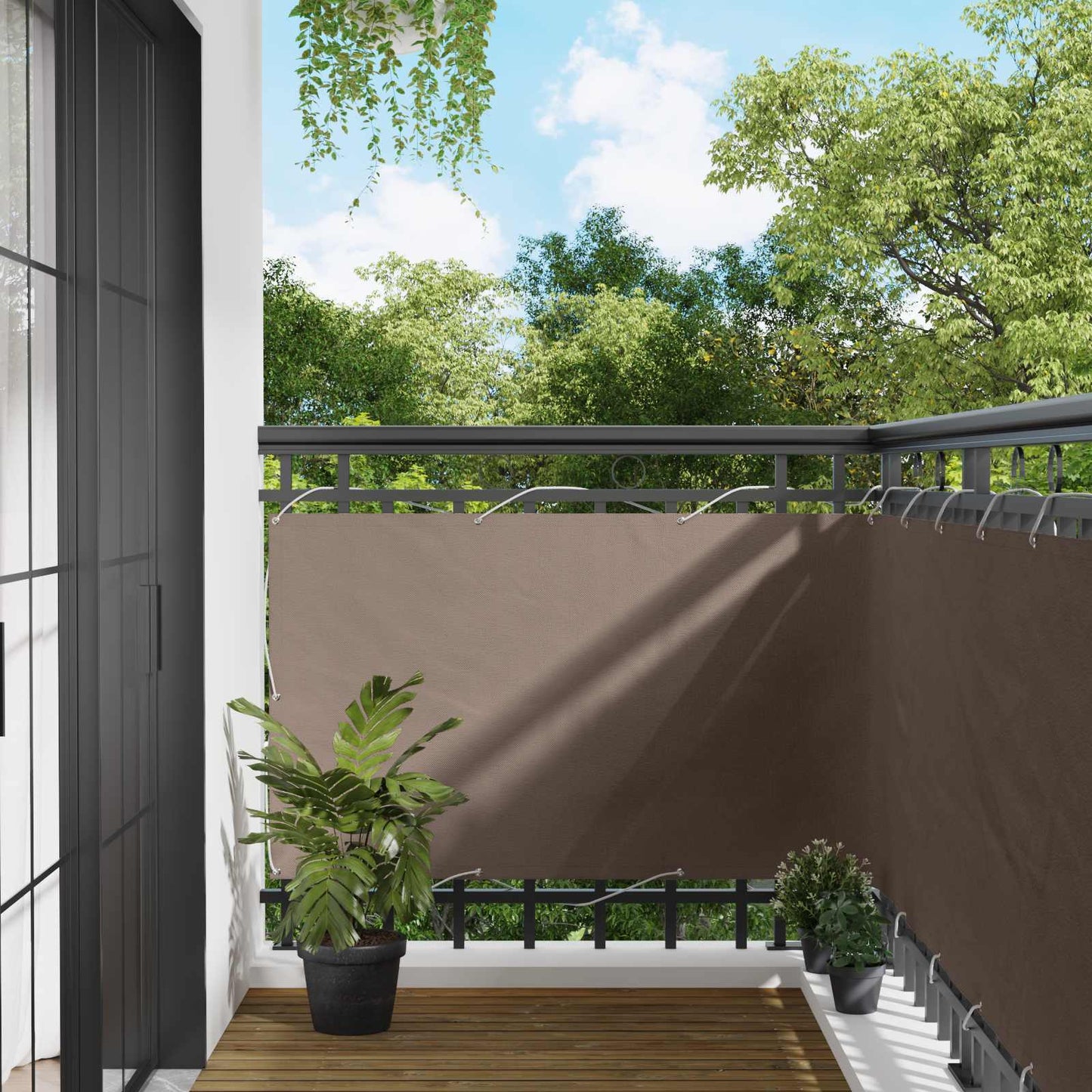 Schermo da balcone Talpa 100 x 400 cm Tessuto Oxford | homemem39