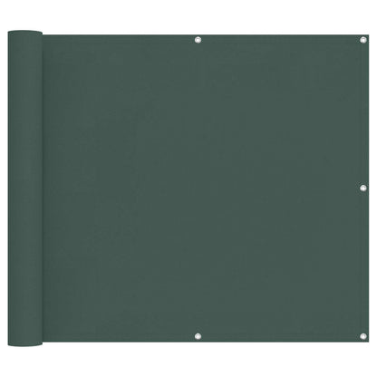Schermo da balcone Verde Scuro 100 x 700 cm Tessuto Oxford | homemem39
