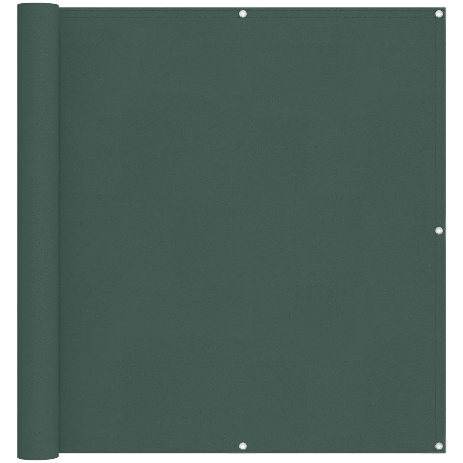 Schermo da balcone Verde Scuro 110 x 700 cm Tessuto Oxford | homemem39
