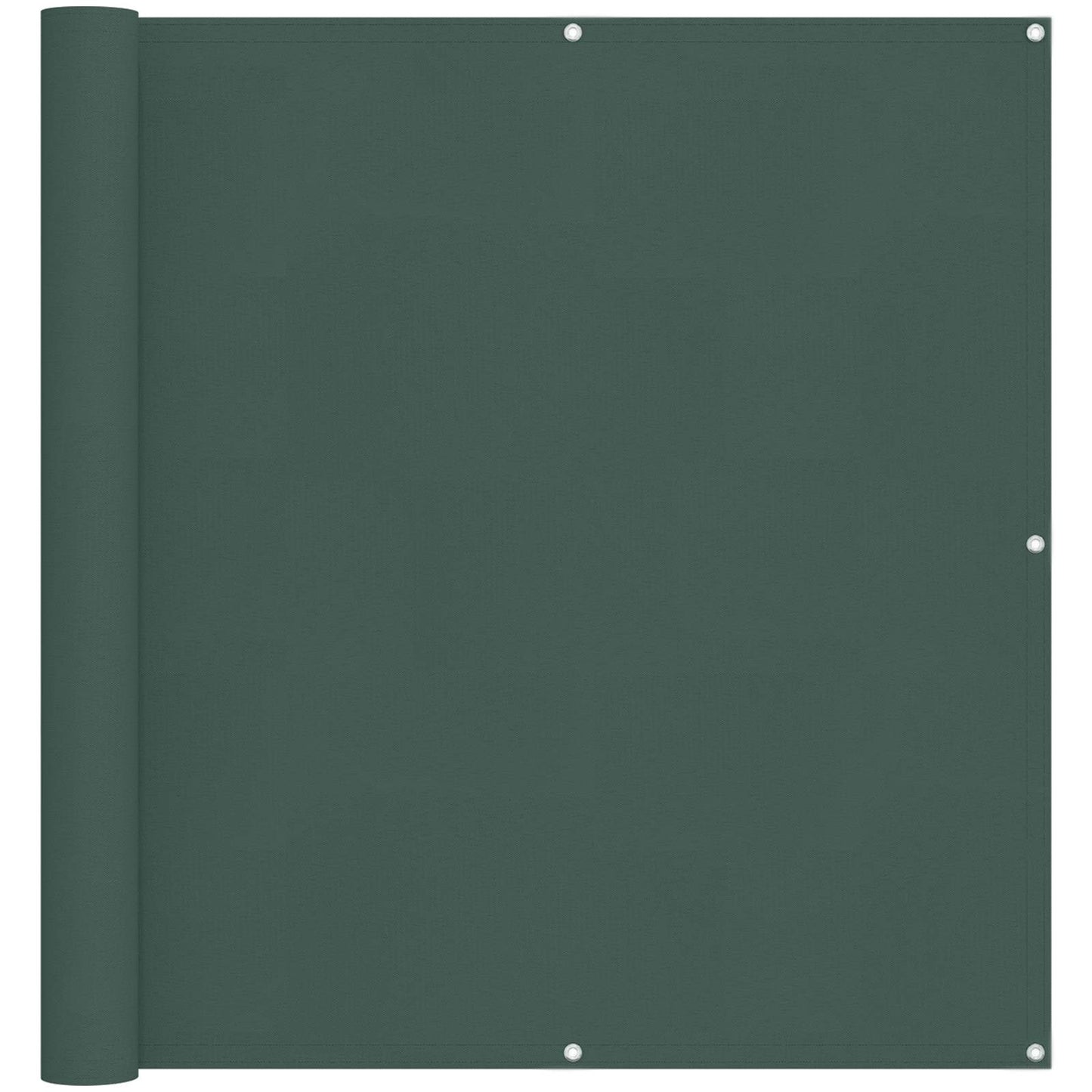 Schermo da balcone Verde Scuro 110 x 800 cm Tessuto Oxford