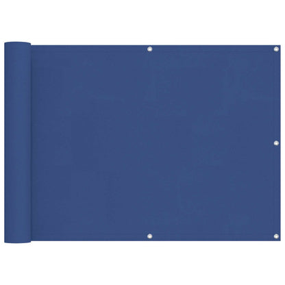 Schermo da balcone Blu 75 x 200 cm Oxford alu rivestito in PU | homemem39