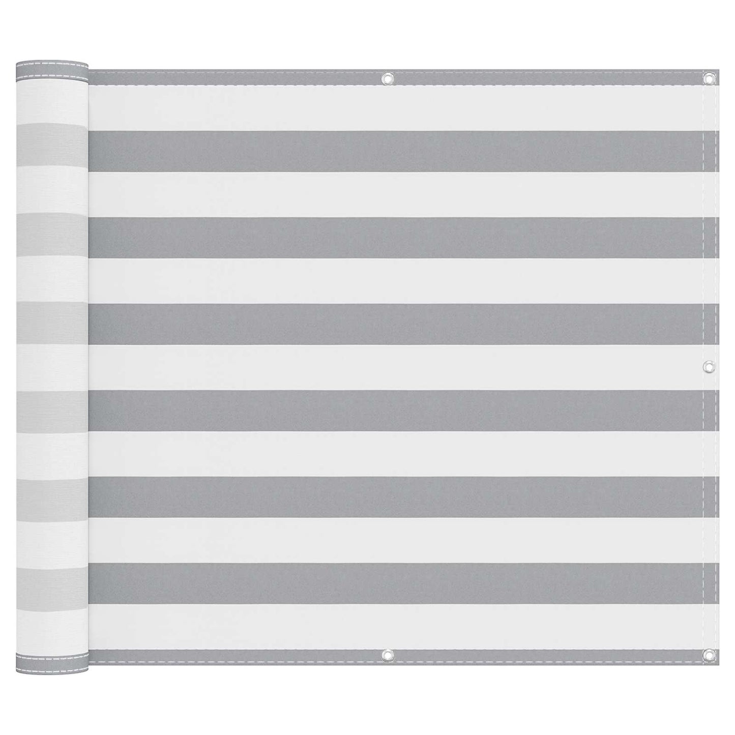 Schermo da balcone Grigio chiaro e bianco 100 x 1000 cm | homemem39