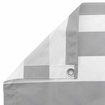 Schermo da balcone Grigio chiaro e bianco 110 x 400 cm | homemem39