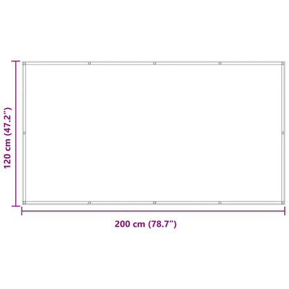 Schermo da balcone Grigio chiaro e bianco 120 x 200 cm | homemem39