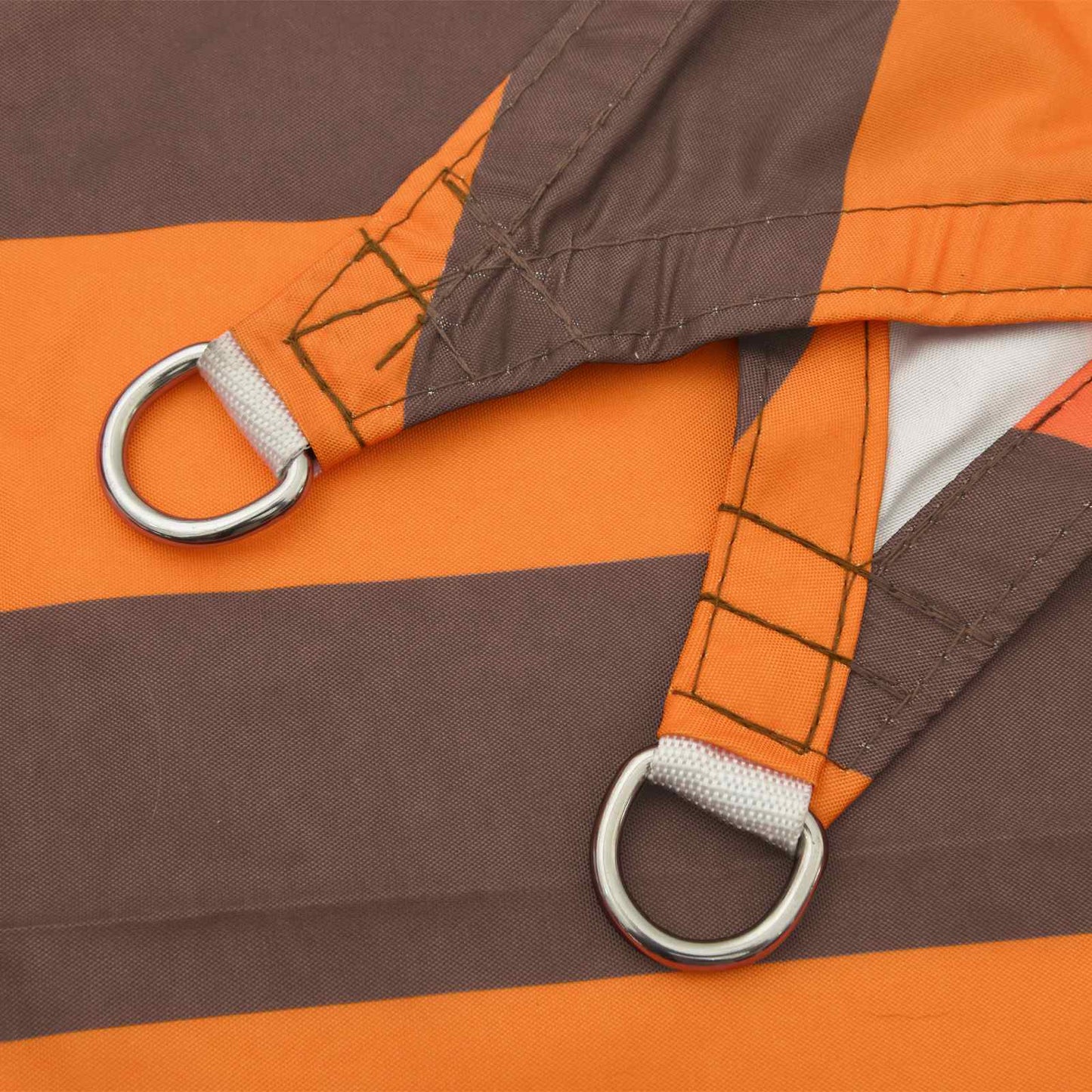 Vela da ombra solare Arancione e Marrone 3 x 3 m