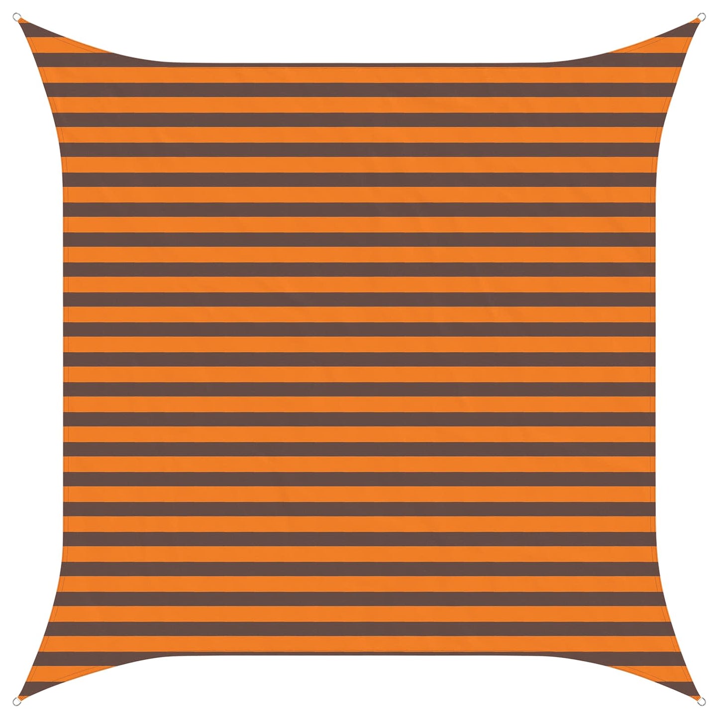Vela da ombra solare Arancione e Marrone 3 x 3 m