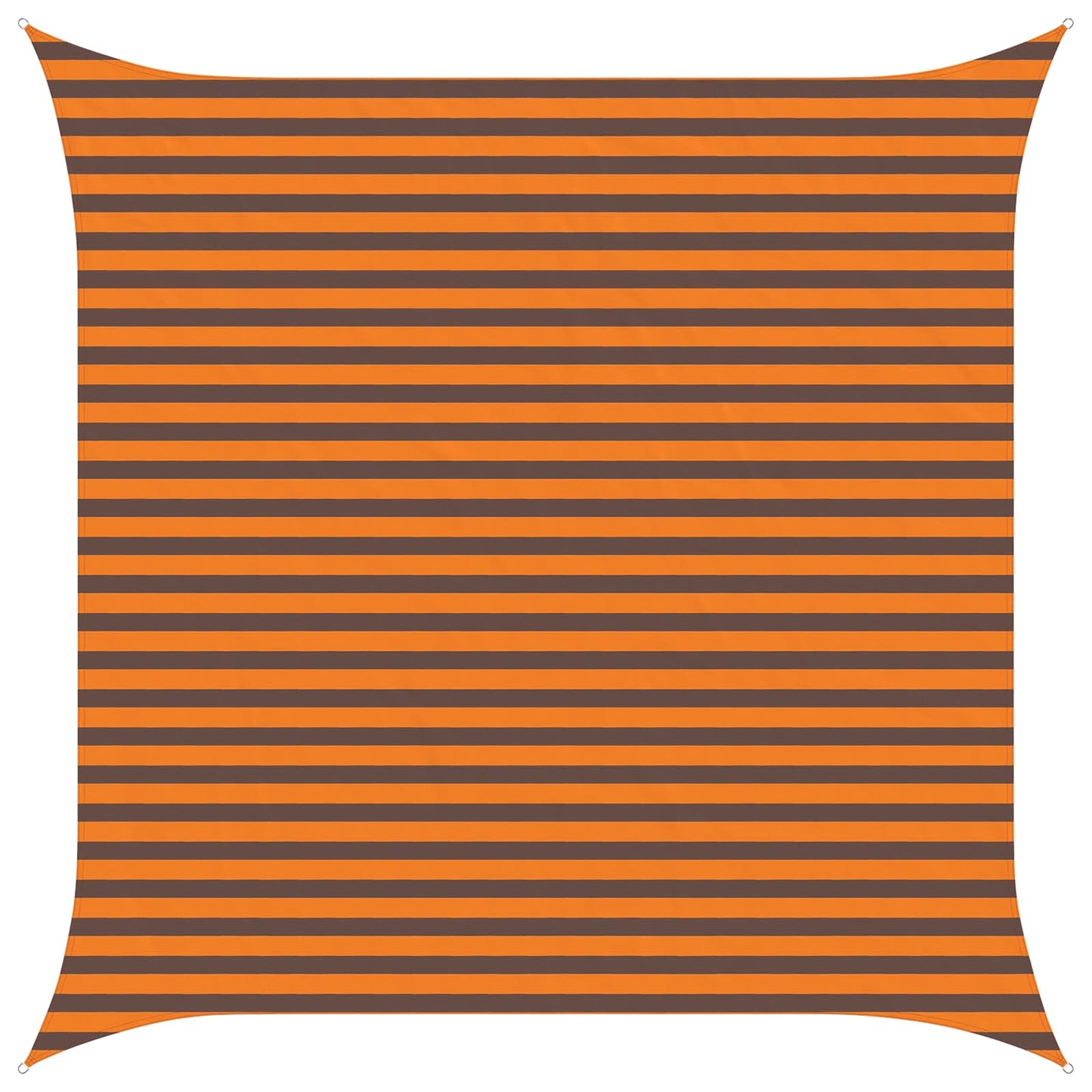 Vela da ombra solare Arancione e Marrone 3,6 x 3,6 m