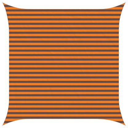 Vela da ombra solare Arancione e Marrone 3,6 x 3,6 m