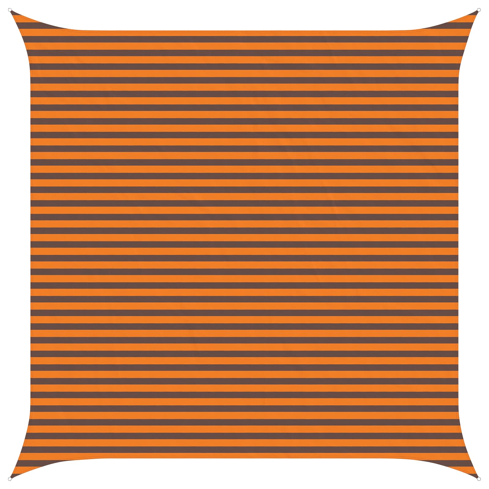 Vela da ombra solare Arancione e Marrone 4,5 x 4,5 m | homemem39