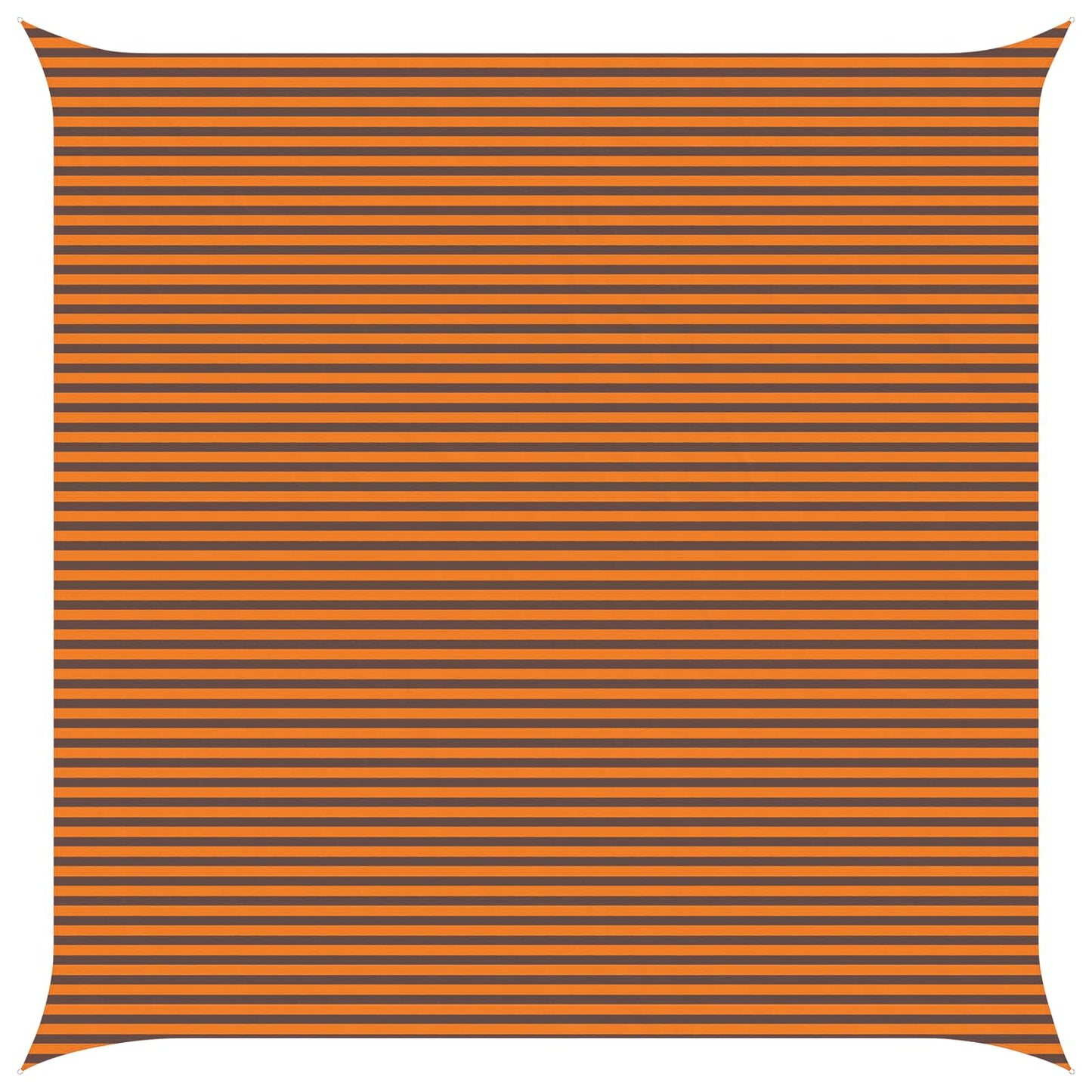 Vela da ombra solare Arancione e Marrone 7 x 7 m