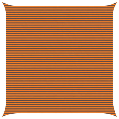 Vela da ombra solare Arancione e Marrone 7 x 7 m