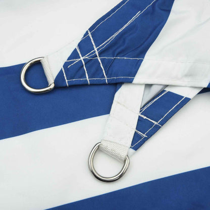 Vela da ombra solare Blu e Bianco 3,6 x 3,6 m | homemem39