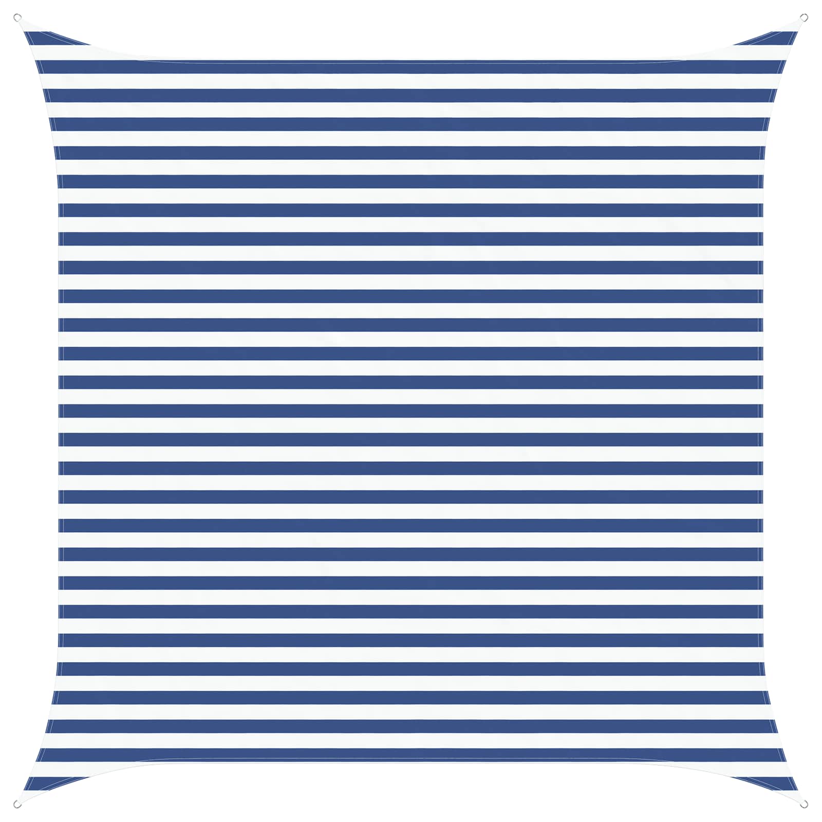 Vela da ombra solare Blu e Bianco 3,6 x 3,6 m | homemem39